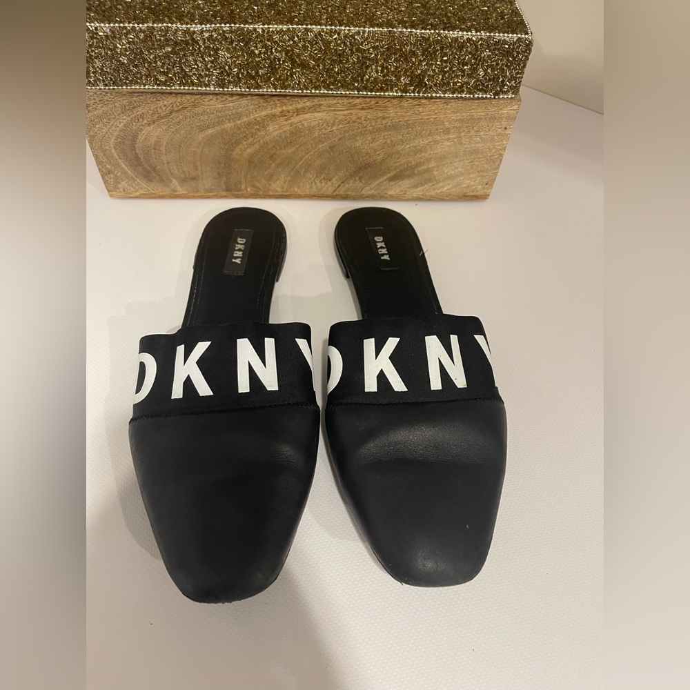 DKNY Black Women's Slip-On Mules - Picture 2 of 5